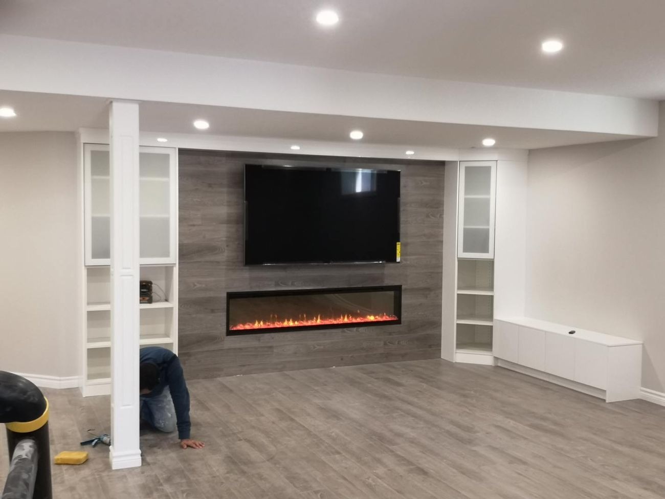 Wood-Panel Wall